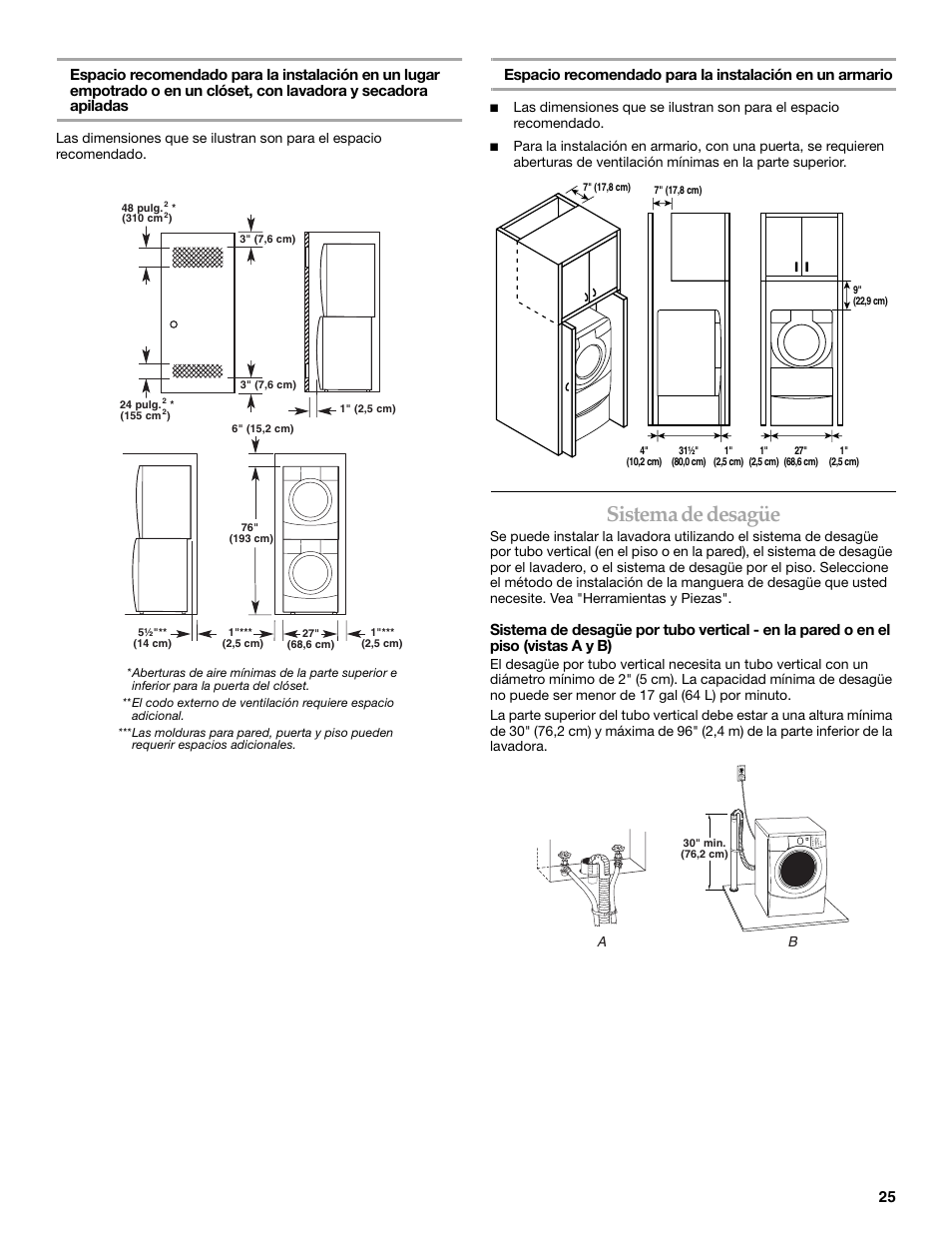 Sistema de desagüe | KITCHENAID FRONT-LOADING AUTOMATIC WASHER User Manual | Page 25 / 64