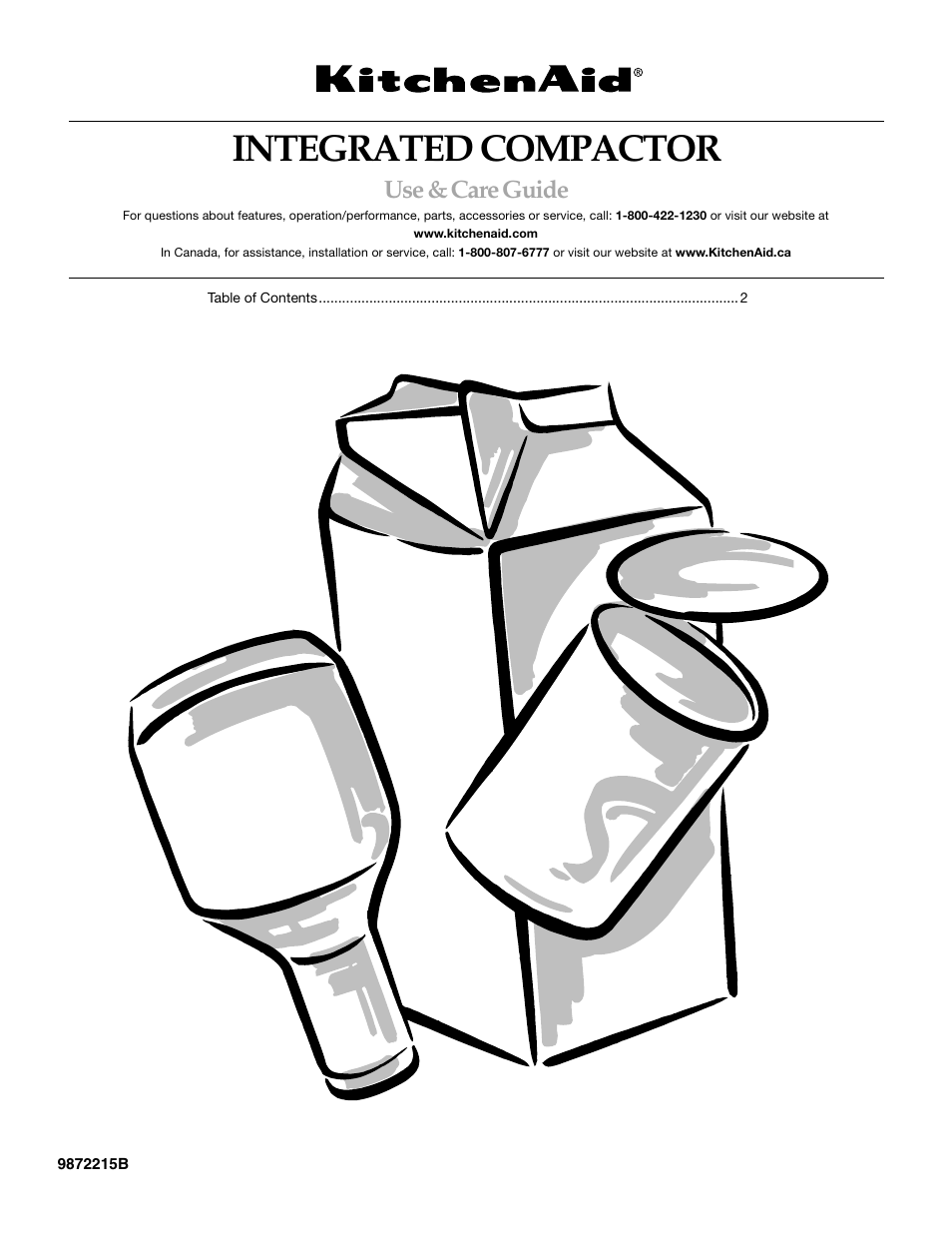 KITCHENAID 9872215B User Manual | 12 pages