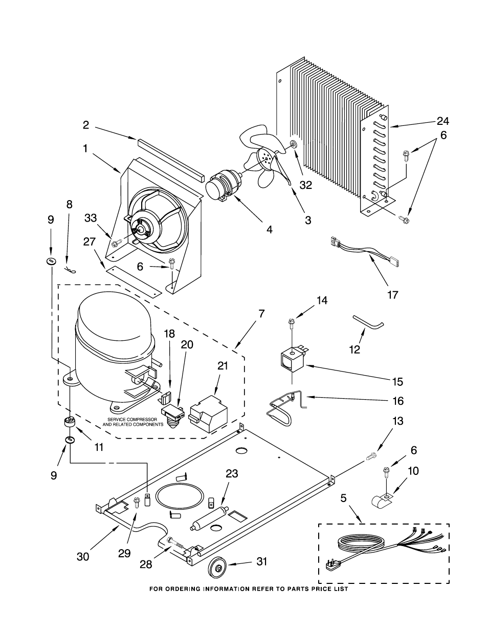 Unit, Unit parts | KITCHENAID KUIS155HLS3 User Manual | Page 7 / 8