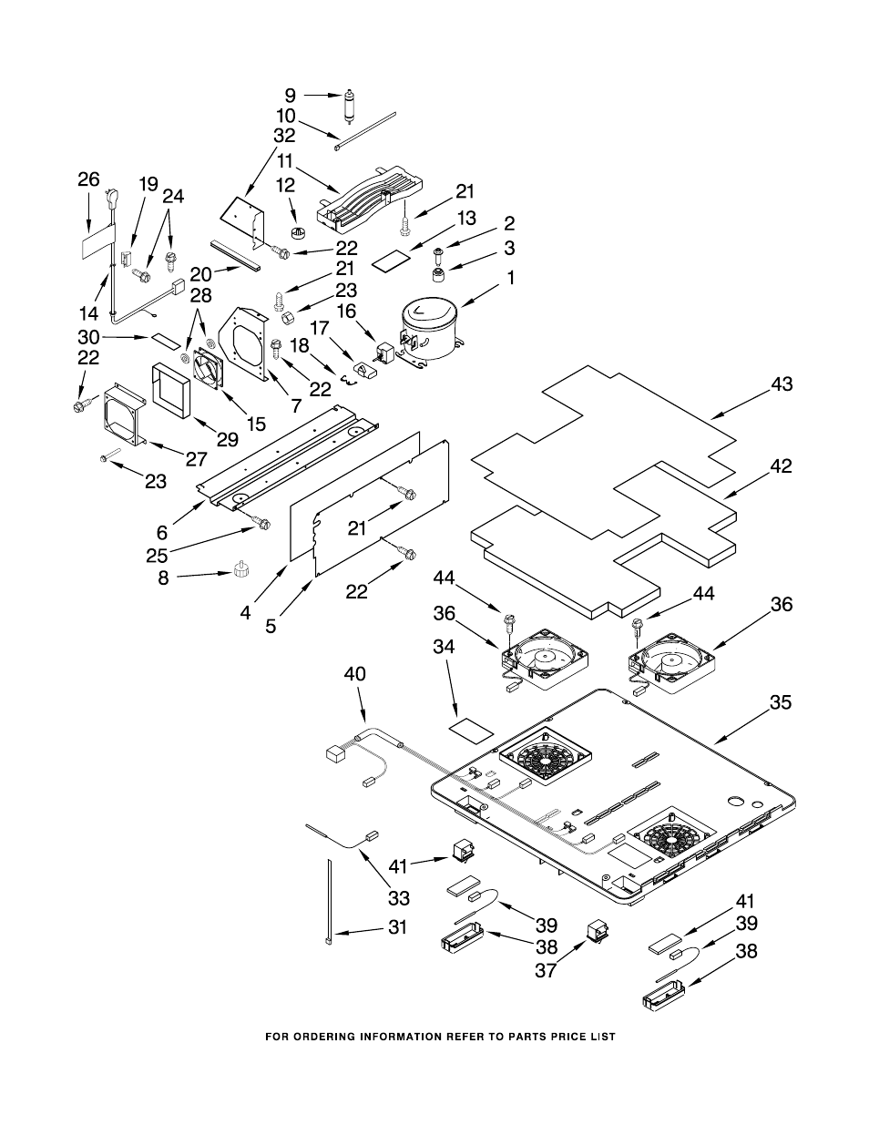 Unit, Unit parts | KITCHENAID W10233586 User Manual | Page 9 / 10