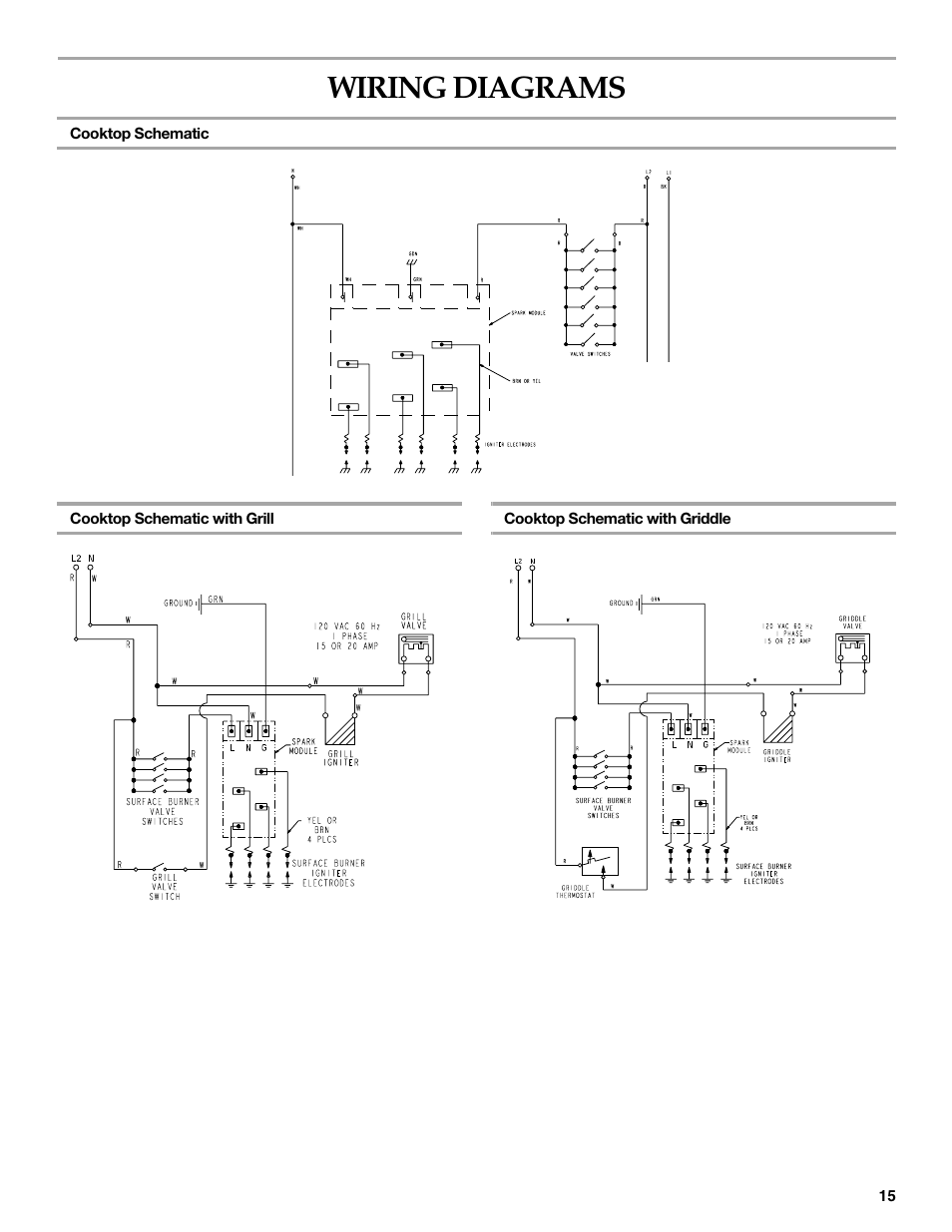 Wiring diagrams | KITCHENAID W10044930B User Manual | Page 15 / 16