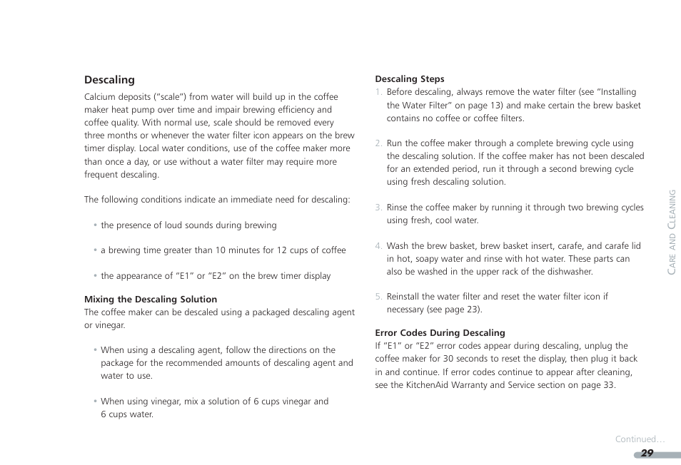 KITCHENAID KPCM050 User Manual | Page 31 / 39