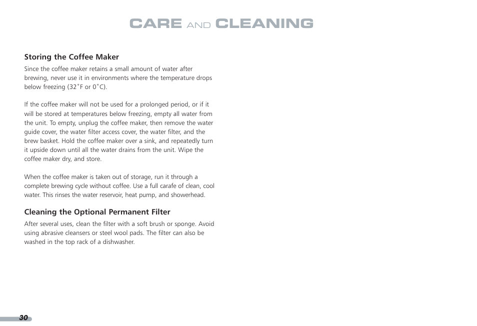 Care, Cleaning | KITCHENAID KPCM050 User Manual | Page 32 / 39