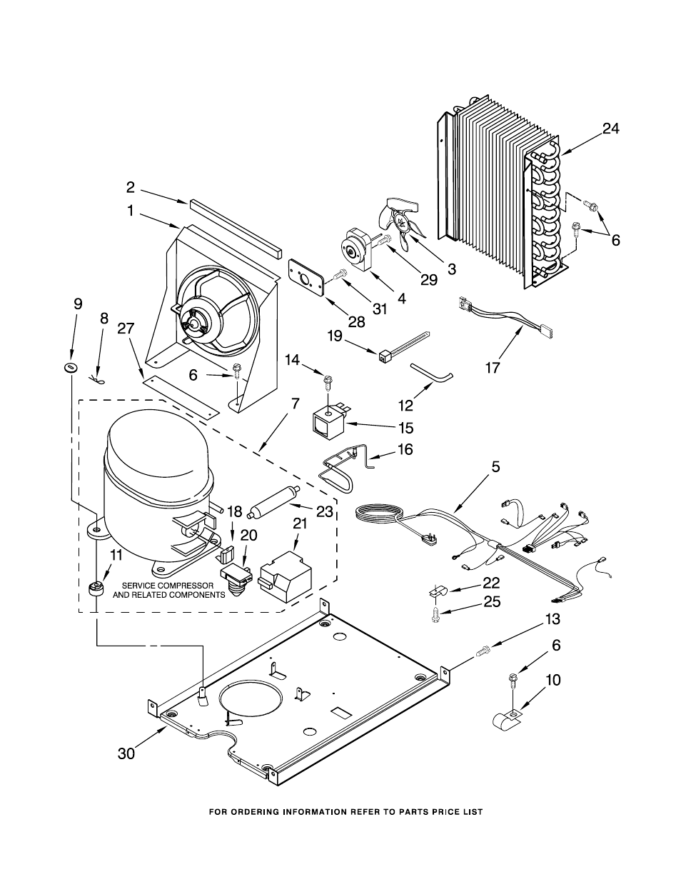 Unit, Unit parts | KITCHENAID KUIC15NRSS0 User Manual | Page 7 / 9