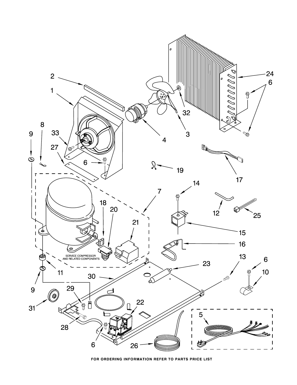 Unit, Unit parts | KITCHENAID KUIS15PRHB5 User Manual | Page 7 / 8