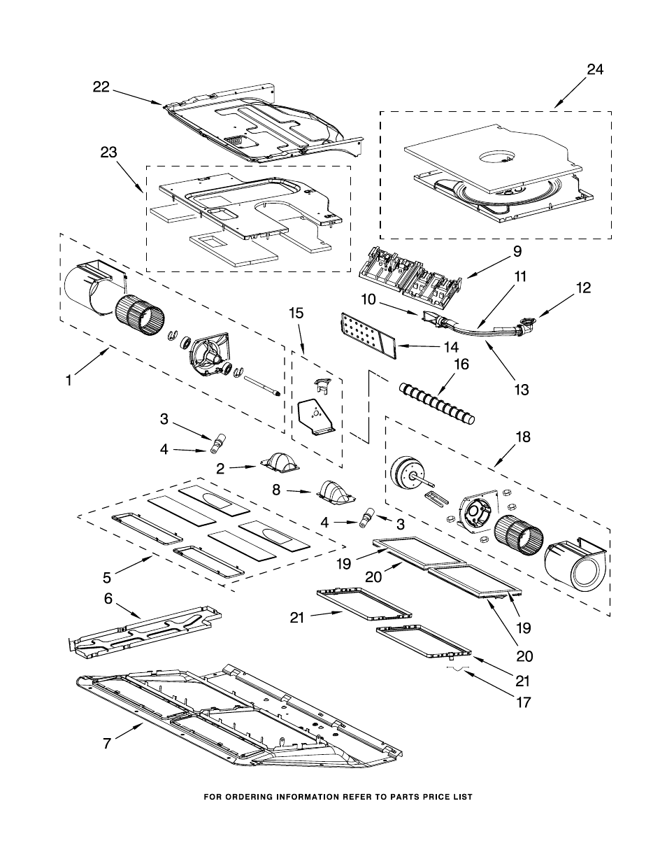 Ventilation, Ventilation parts | KITCHENAID KHHC2090SSS0 User Manual | Page 3 / 8