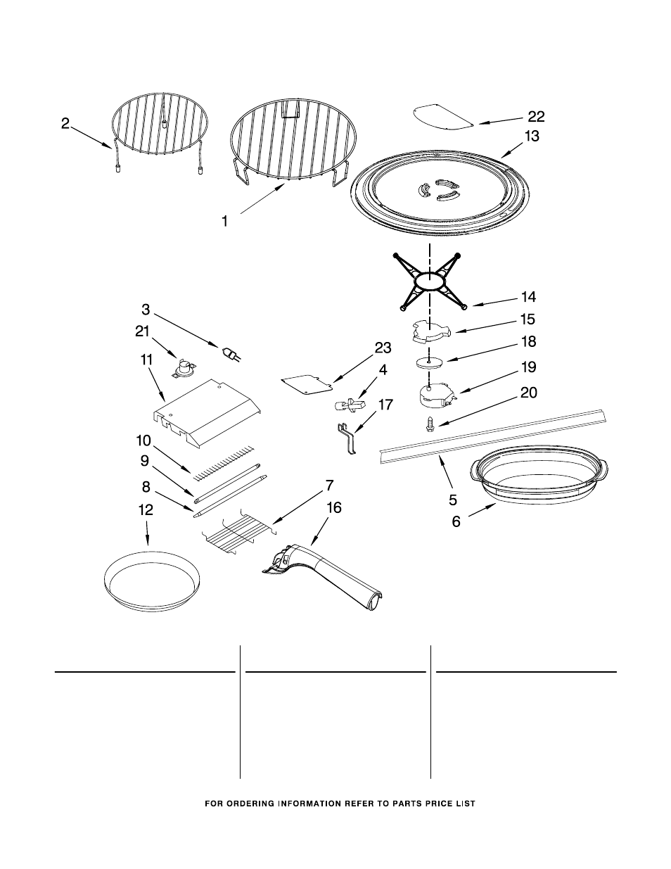 Rack and turntable, Rack and turntable parts | KITCHENAID KHHC2090SSS0 User Manual | Page 6 / 8