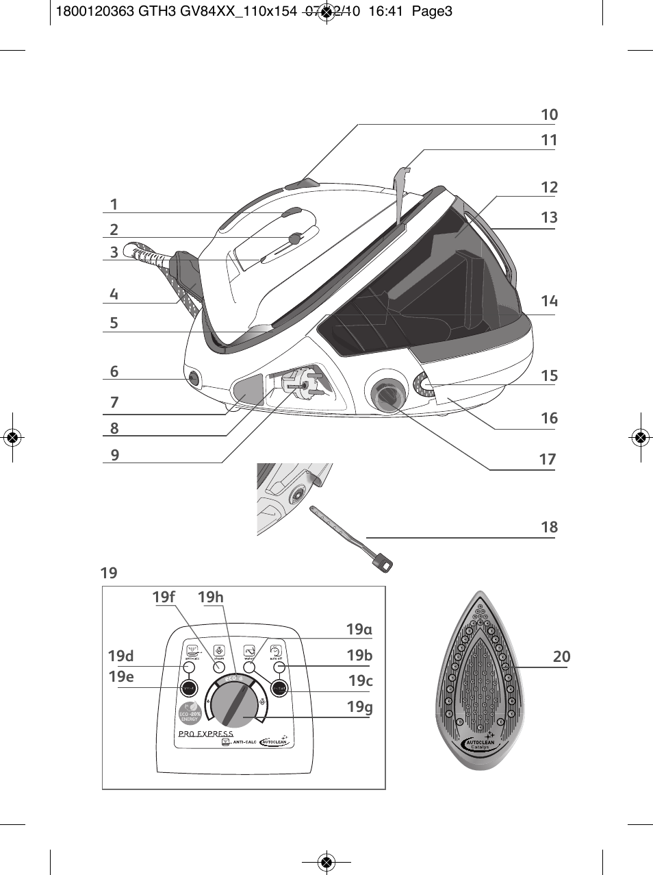 Tefal GV 8460E0 User Manual | Page 3 / 132