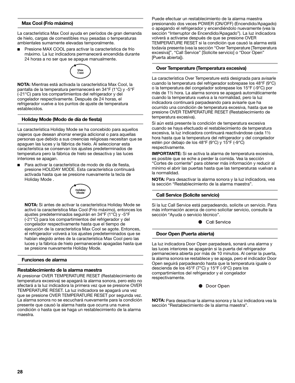 KITCHENAID Side-by-Side Referigerator User Manual | Page 28 / 64
