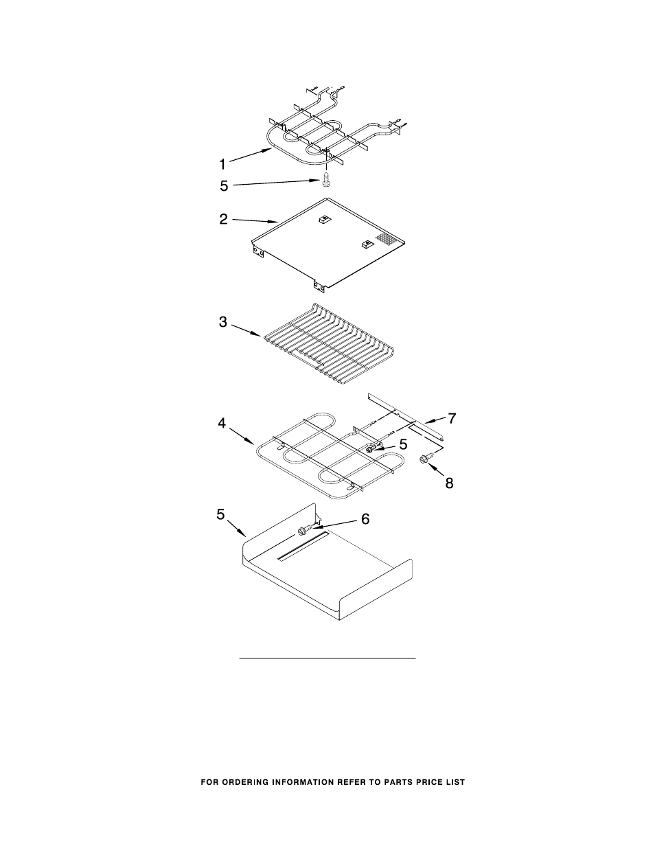 Internal oven, Internal oven parts | KITCHENAID KEBK206SBL02 User Manual | Page 5 / 7