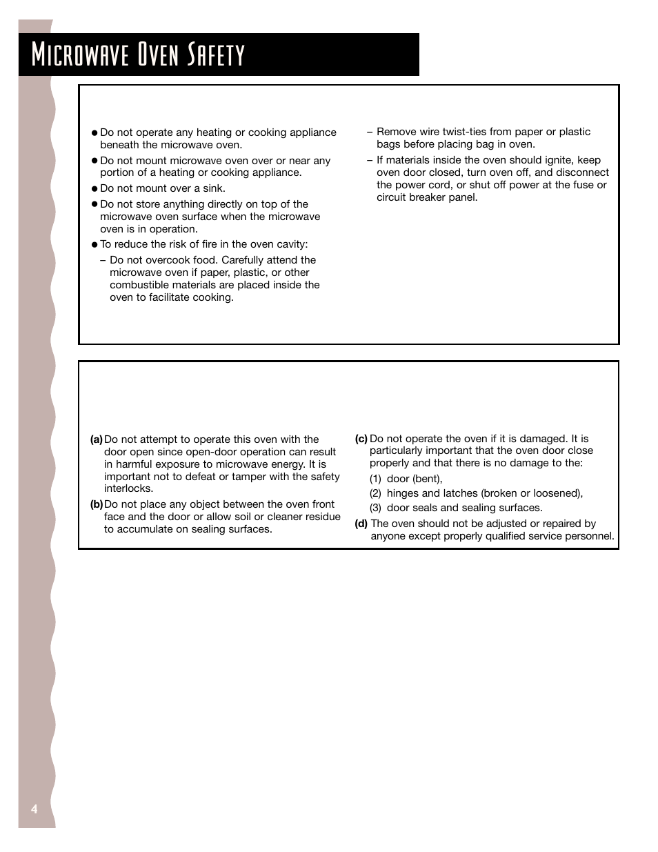 Microwave oven safety, Save these instructions, Important safety instructions | KITCHENAID KCMC155J User Manual | Page 4 / 64