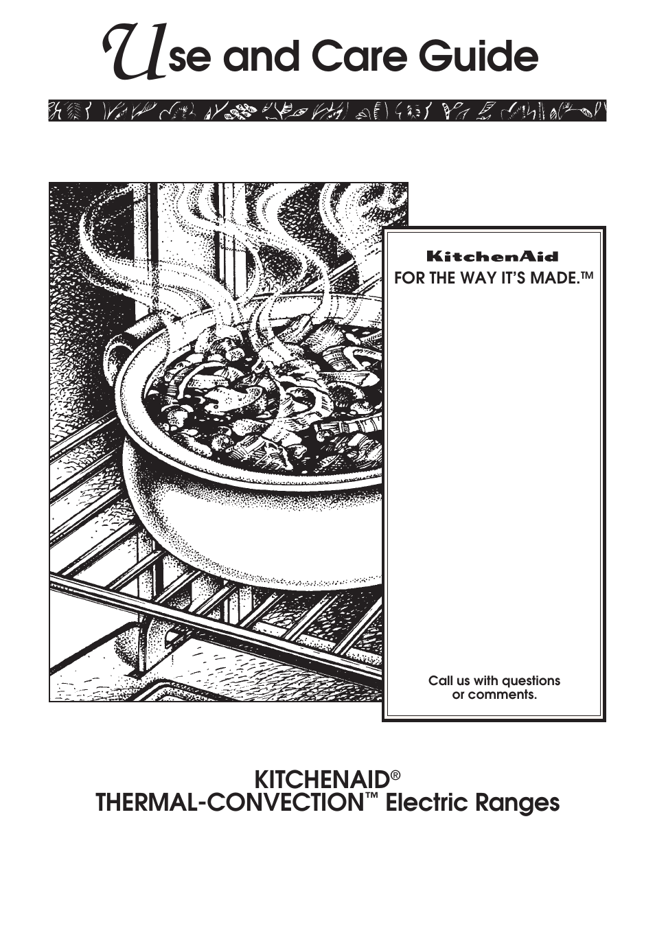 KITCHENAID KERH507 User Manual | 54 pages