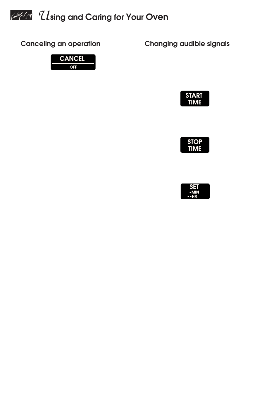 Oven, Sing and, Aring for | KITCHENAID KERH507 User Manual | Page 16 / 54