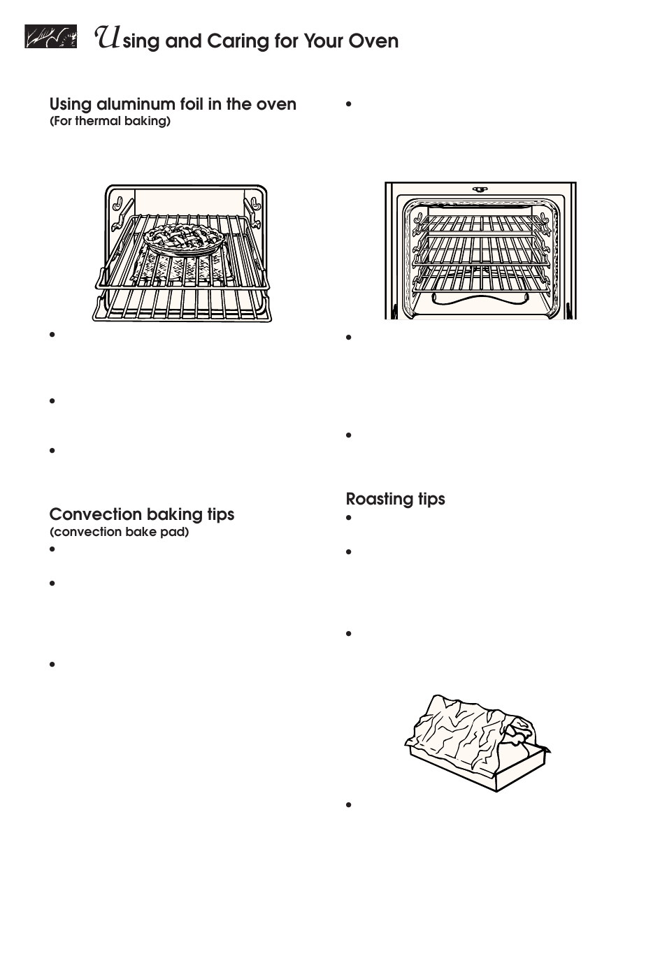 Sing and caring for your oven | KITCHENAID KERH507 User Manual | Page 42 / 54