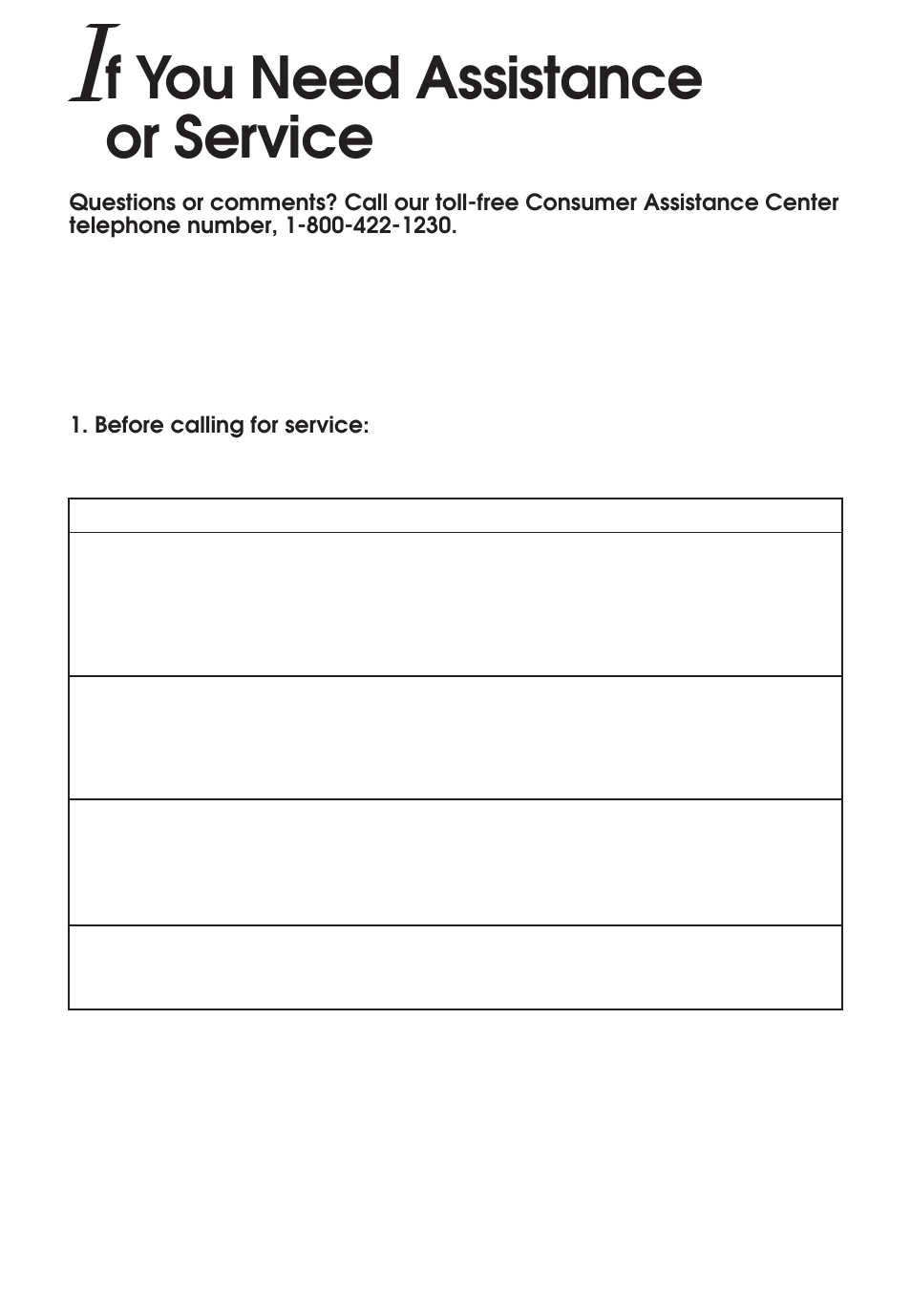 Assistance or service, F you need assistance or service | KITCHENAID KERH507 User Manual | Page 51 / 54