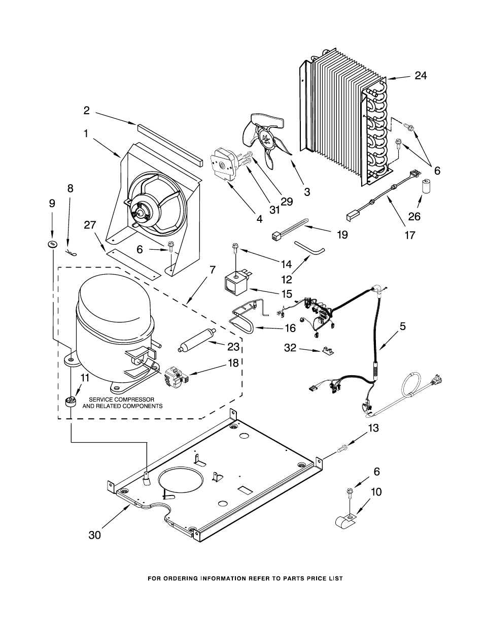 Unit, Unit parts | KITCHENAID KUIC15NLTS2 User Manual | Page 7 / 9