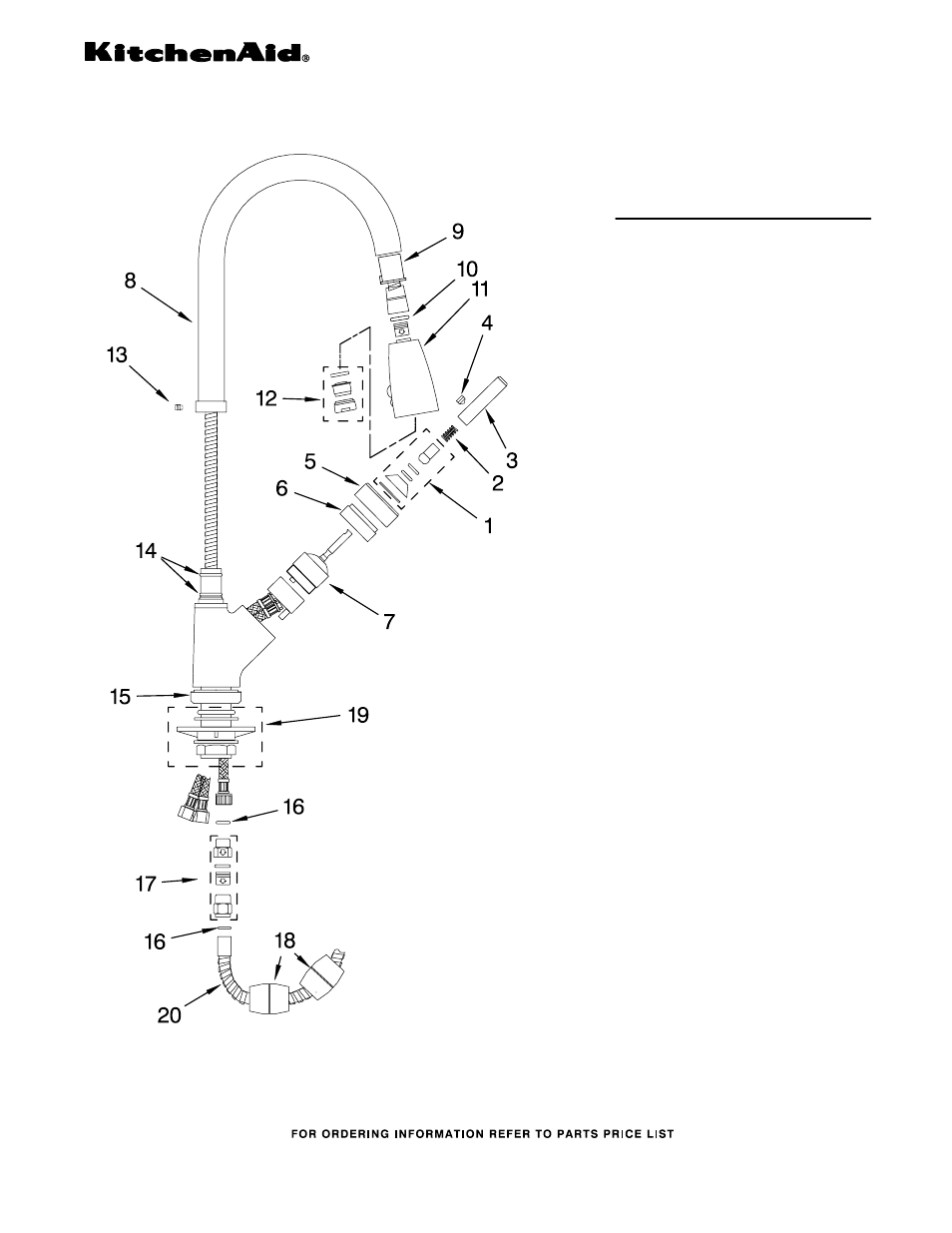KITCHENAID Faucet KKFV01SPSS User Manual | 1 page
