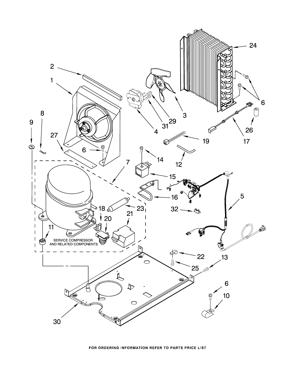 Unit, Unit parts | KITCHENAID KUIC15NLTS0 User Manual | Page 7 / 9