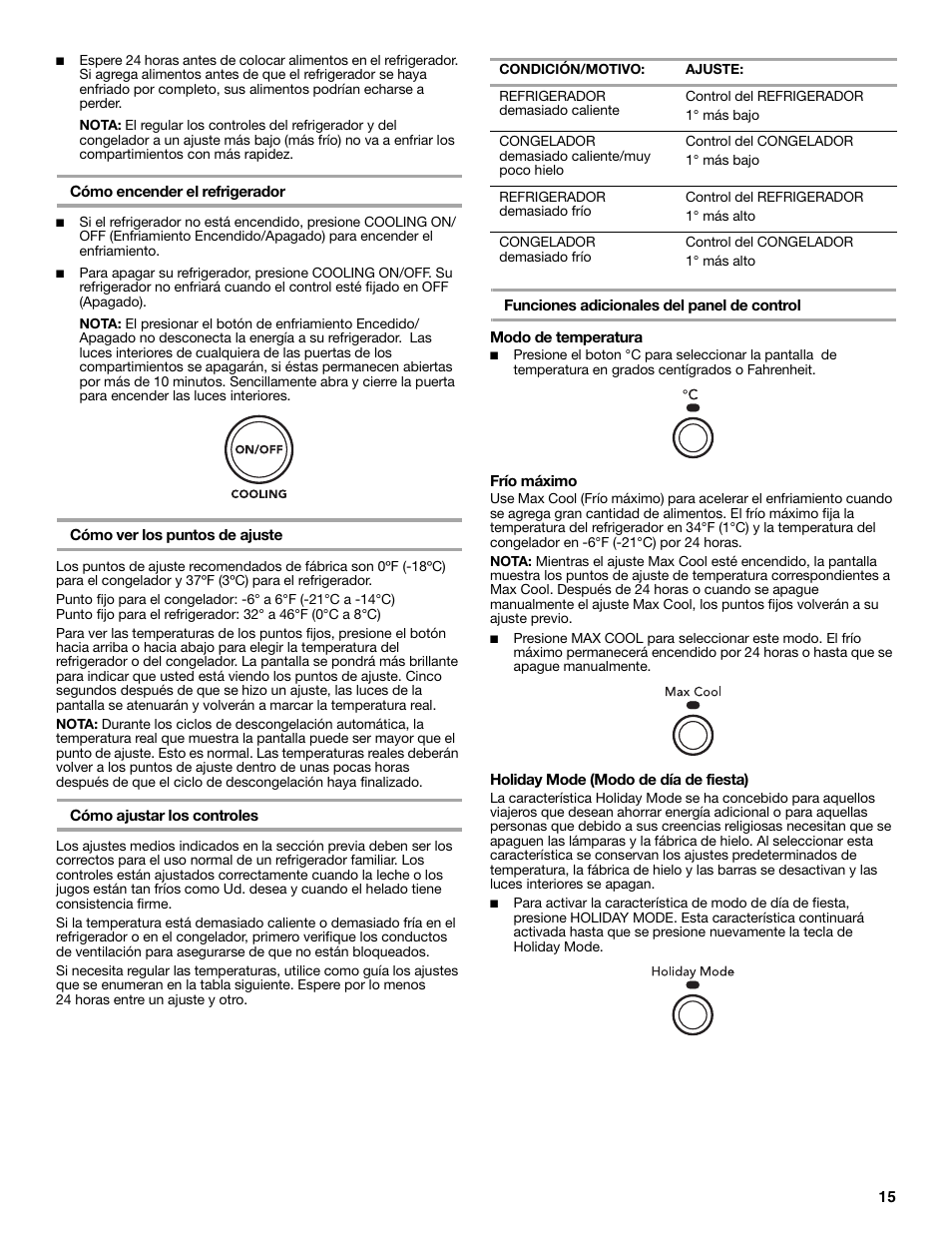 KITCHENAID 2318583 User Manual | Page 15 / 36