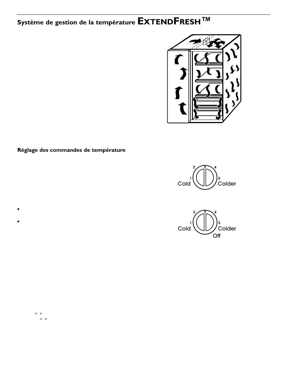 Xtend, Resh, Système de gestion de la température | KITCHENAID 2209477 User Manual | Page 38 / 96