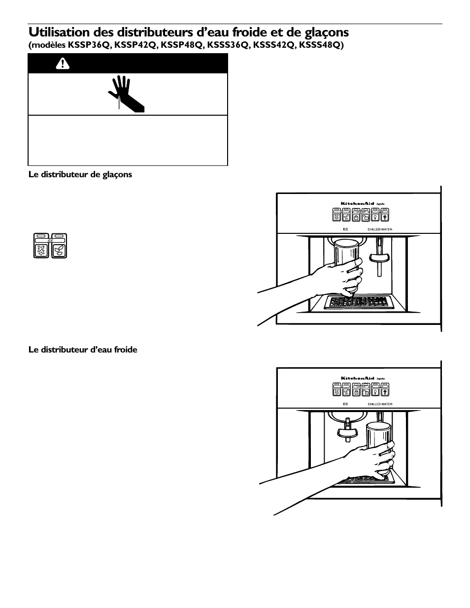Avertissement | KITCHENAID 2209477 User Manual | Page 45 / 96