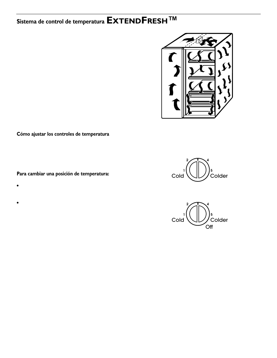 Xtend, Resh, Sistema de control de temperatura | KITCHENAID 2209477 User Manual | Page 70 / 96