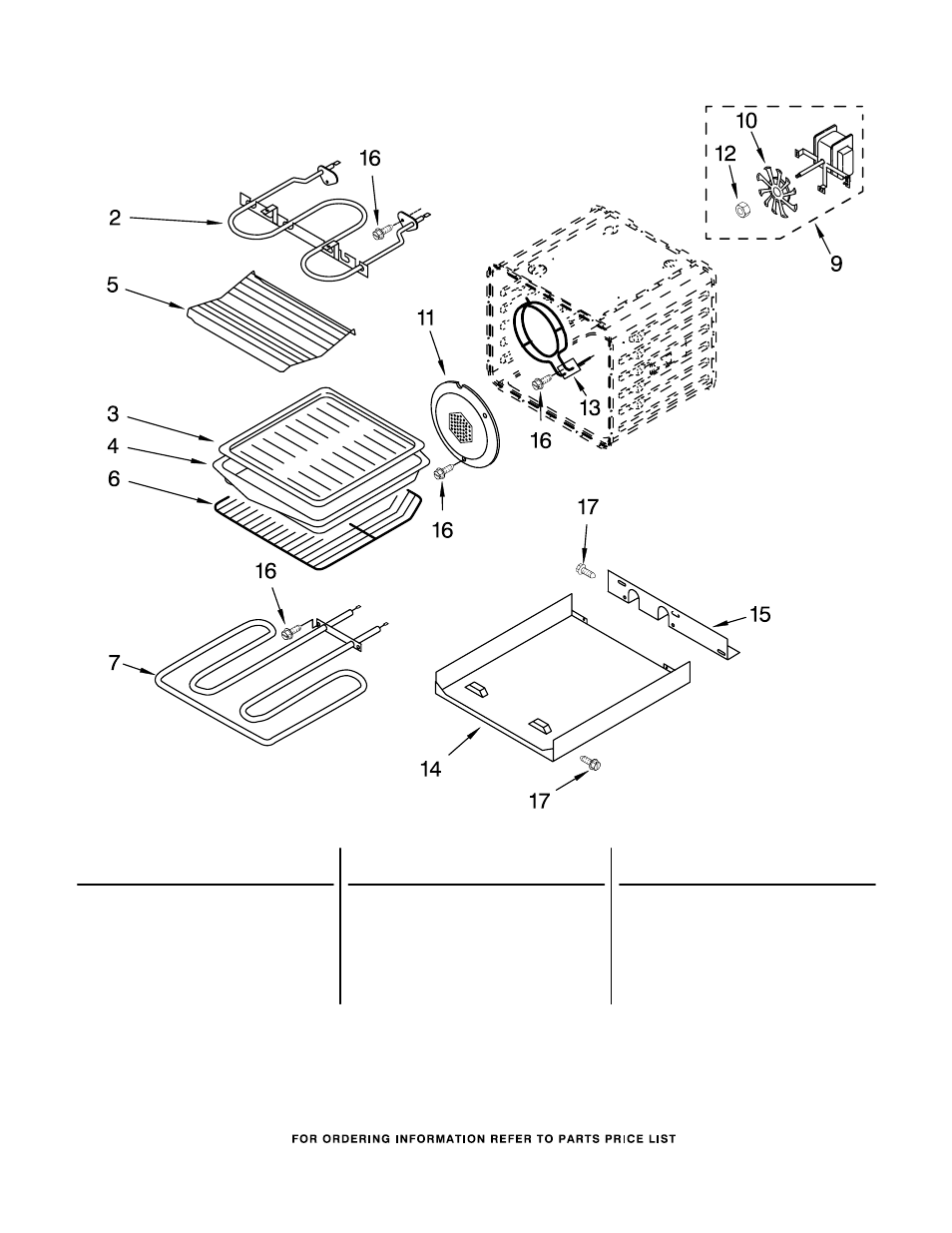 Internal oven, Internal oven parts, For model:kdrp407hss3 (stainless steel) | KITCHENAID KDRP407HSS3 User Manual | Page 4 / 10