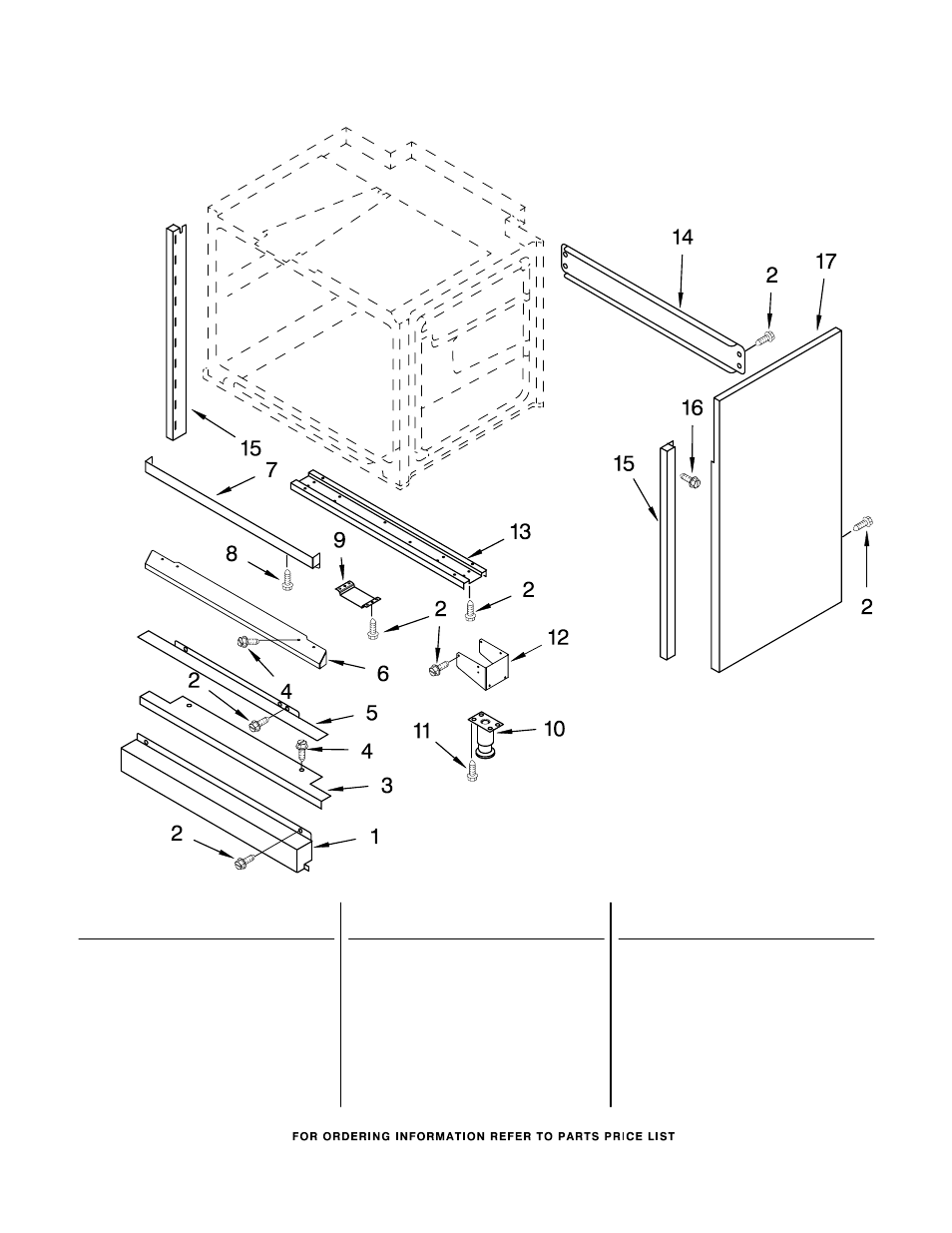 Chassis, Chassis parts | KITCHENAID KDRP407HSS3 User Manual | Page 9 / 10