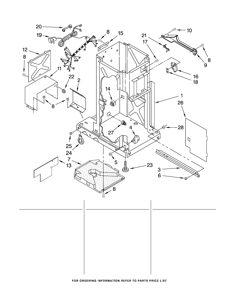 Frame, Frame parts | KITCHENAID KUCS03FTPA0 User Manual | Page 2 / 6