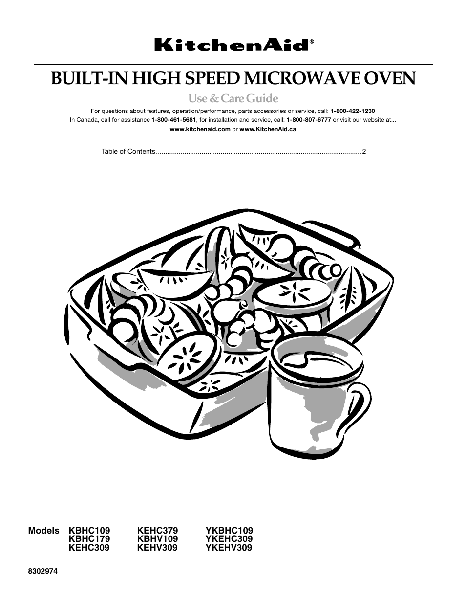 KITCHENAID KBHC109 User Manual | 28 pages