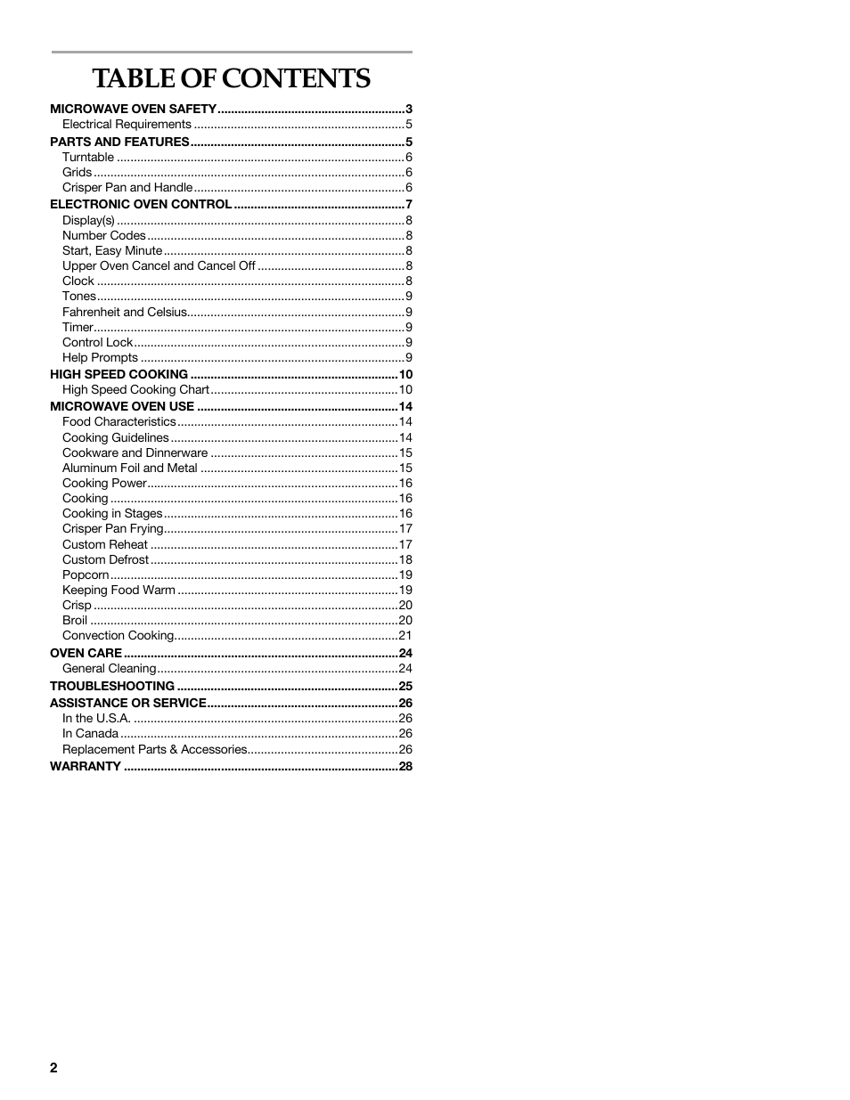 KITCHENAID KBHC109 User Manual | Page 2 / 28