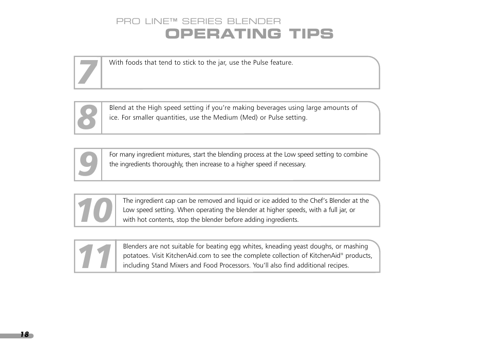 KITCHENAID PROLINE KPCB148 User Manual | Page 19 / 78