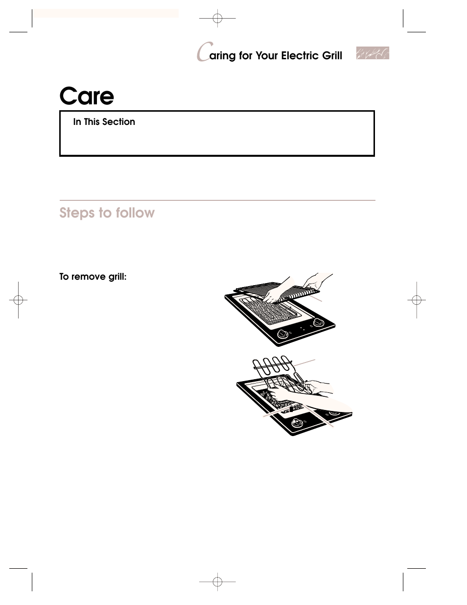 Care, Steps to follow | KITCHENAID KKECT025 User Manual | Page 29 / 36