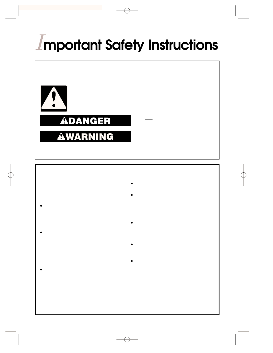 Important safety instructions, Mportant safety instructions, Wdanger w warning | Save these instructions | KITCHENAID KKECT025 User Manual | Page 3 / 36