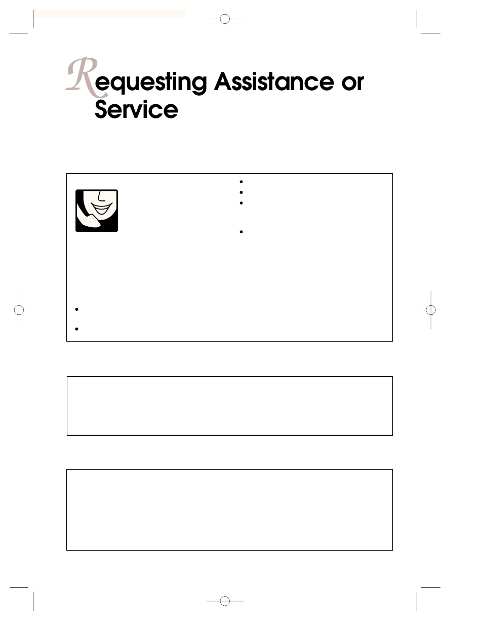 Requesting assistance or service, Equesting assistance or service, If you need assistance or service | If you need replacement parts, For further assistance | KITCHENAID KKECT025 User Manual | Page 35 / 36