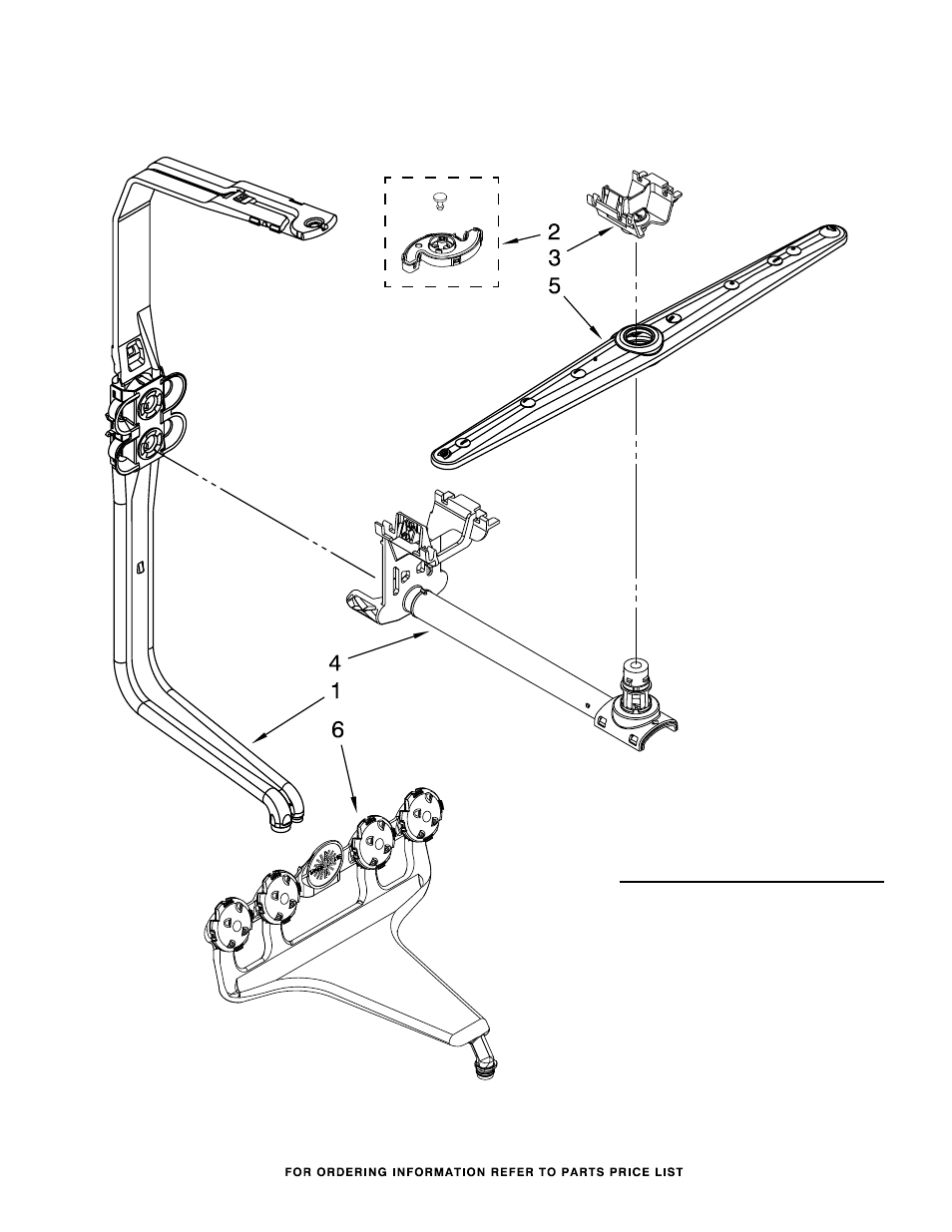 Upper wash and rinse, Upper wash and rinse parts | KITCHENAID KUDE48FXBL0 User Manual | Page 9 / 14