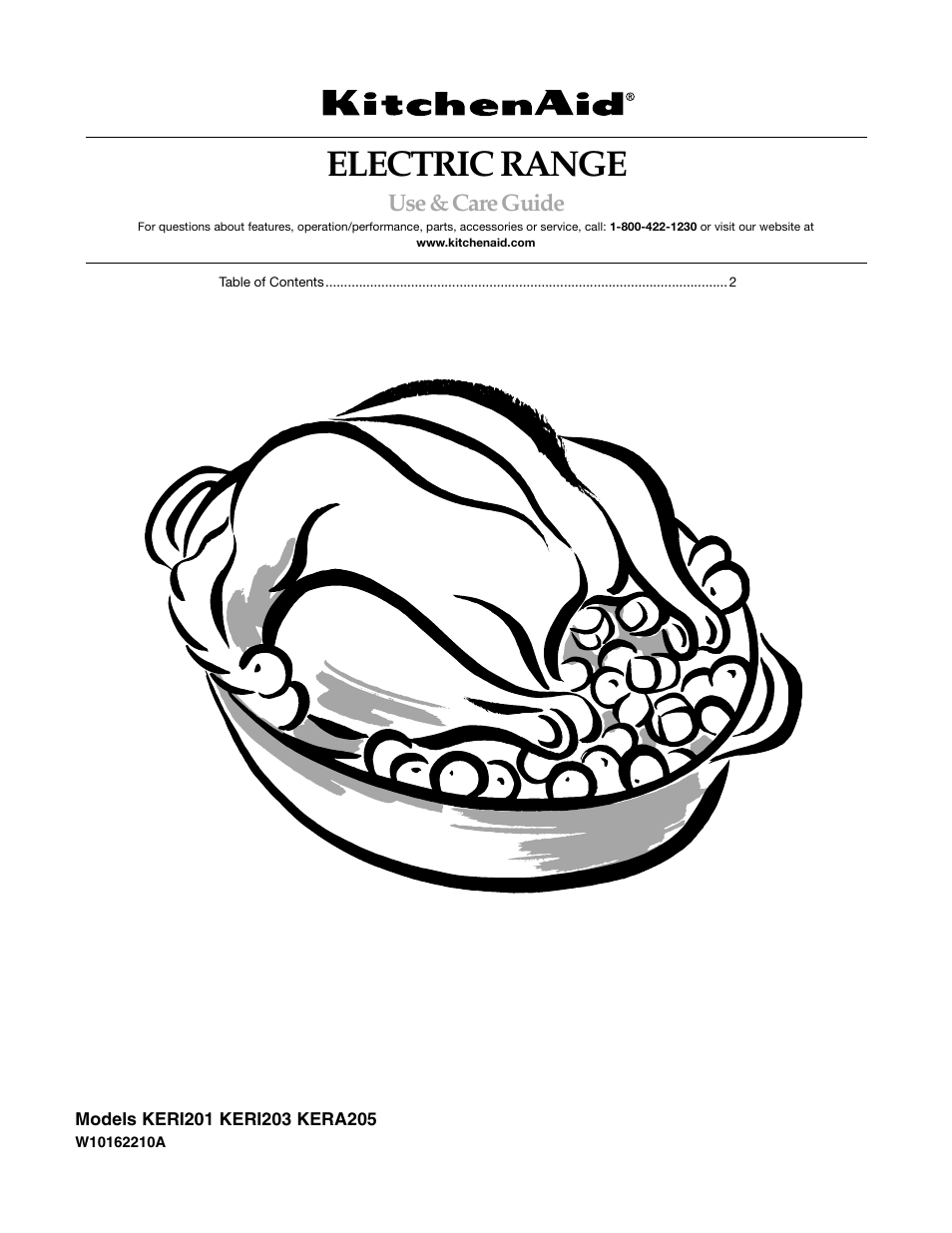 KITCHENAID KERI203 User Manual | 28 pages