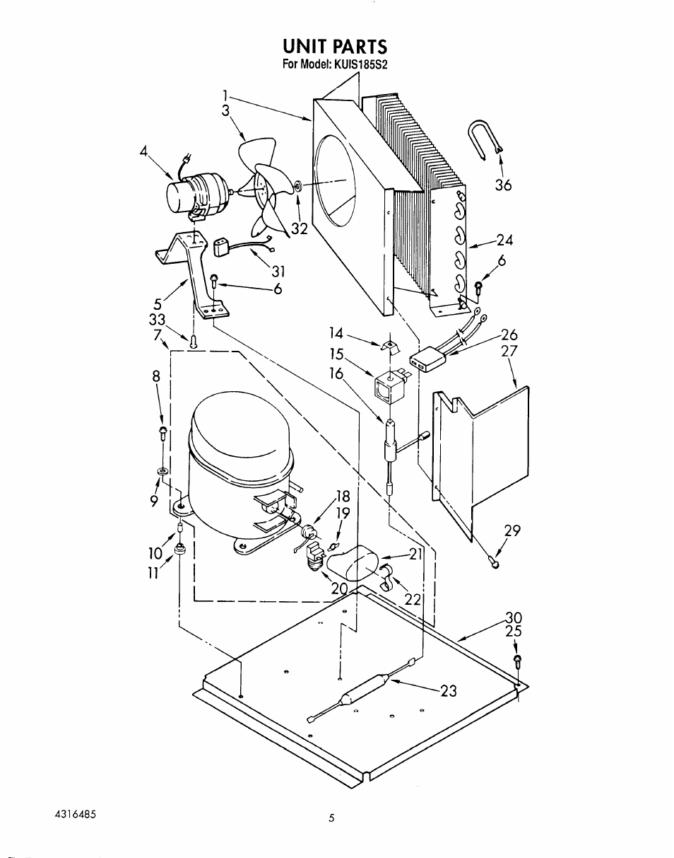 Unit | KITCHENAID KUIS185S2 User Manual | Page 8 / 13