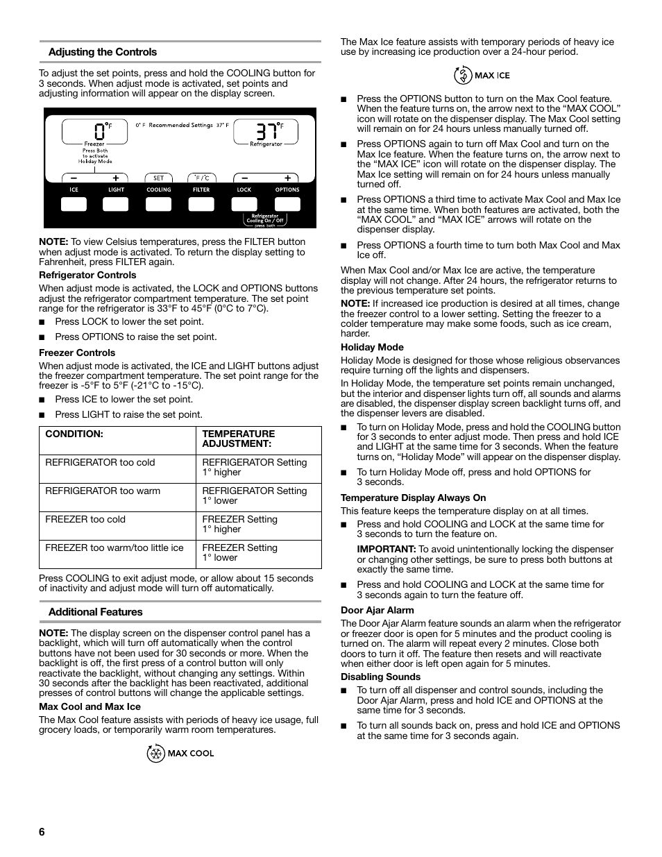 KITCHENAID W10206413A User Manual | Page 6 / 49