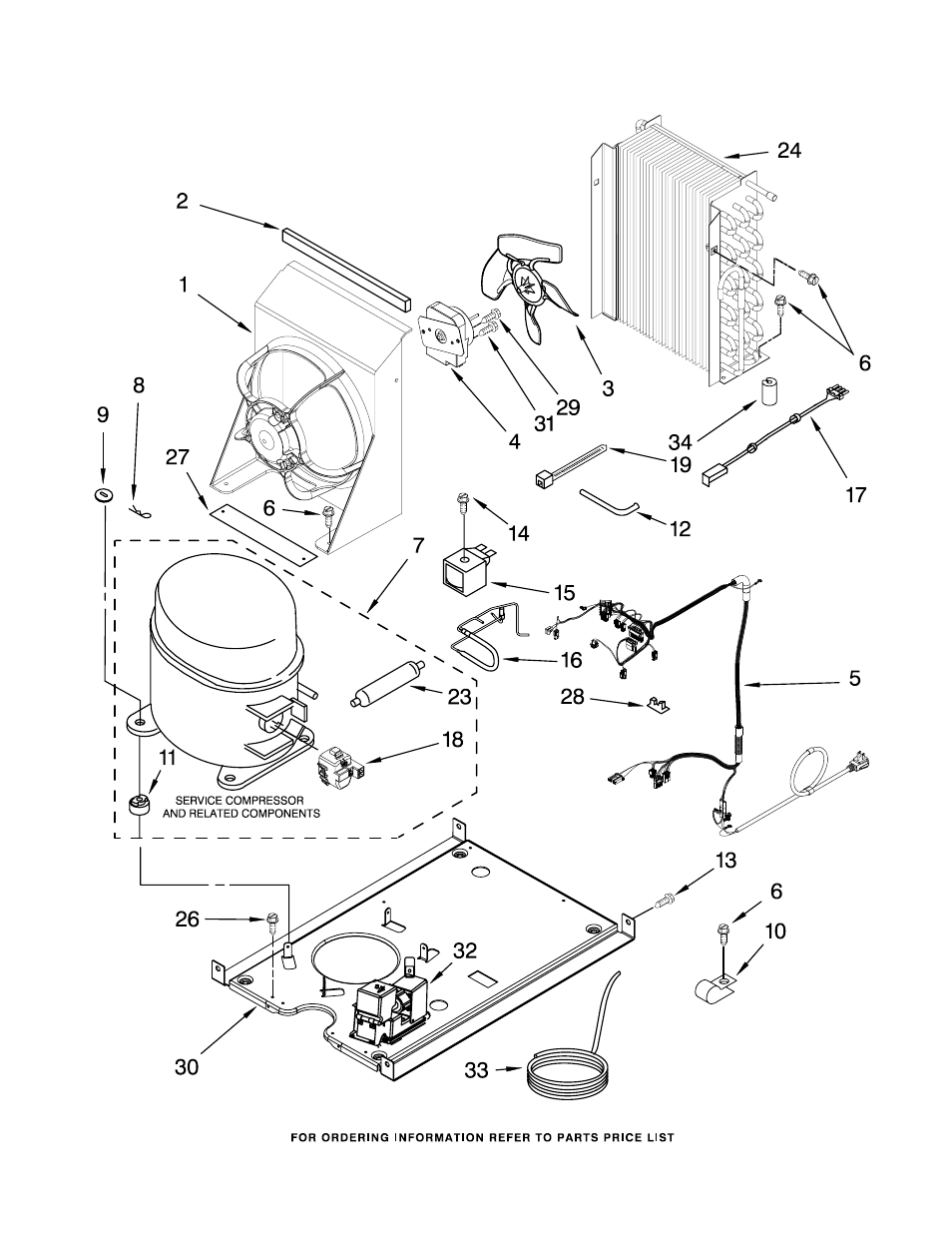 Unit, Unit parts | KITCHENAID KUIC18PNTS1 User Manual | Page 7 / 9