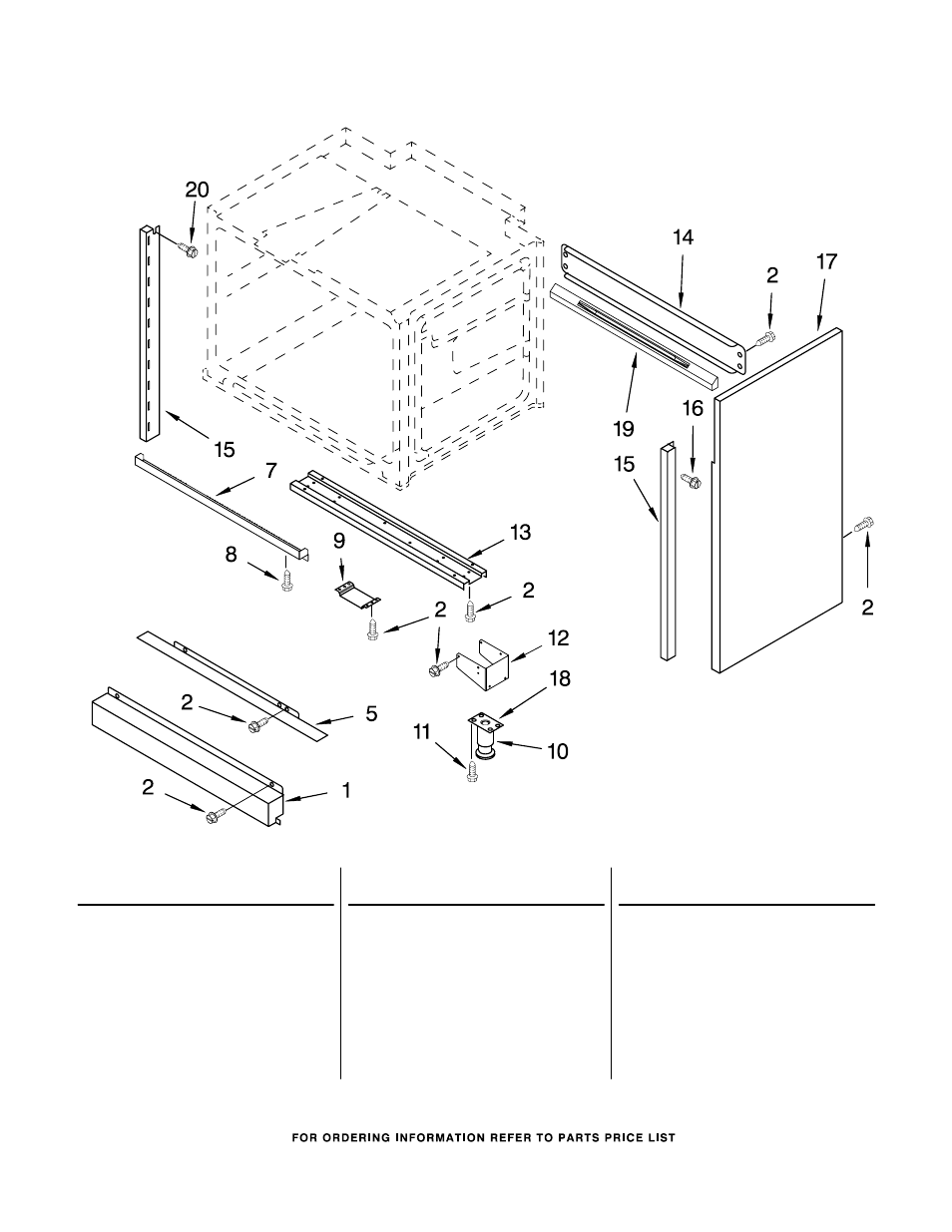 Chassis, Chassis parts | KITCHENAID KDRP707RSS00 User Manual | Page 9 / 10