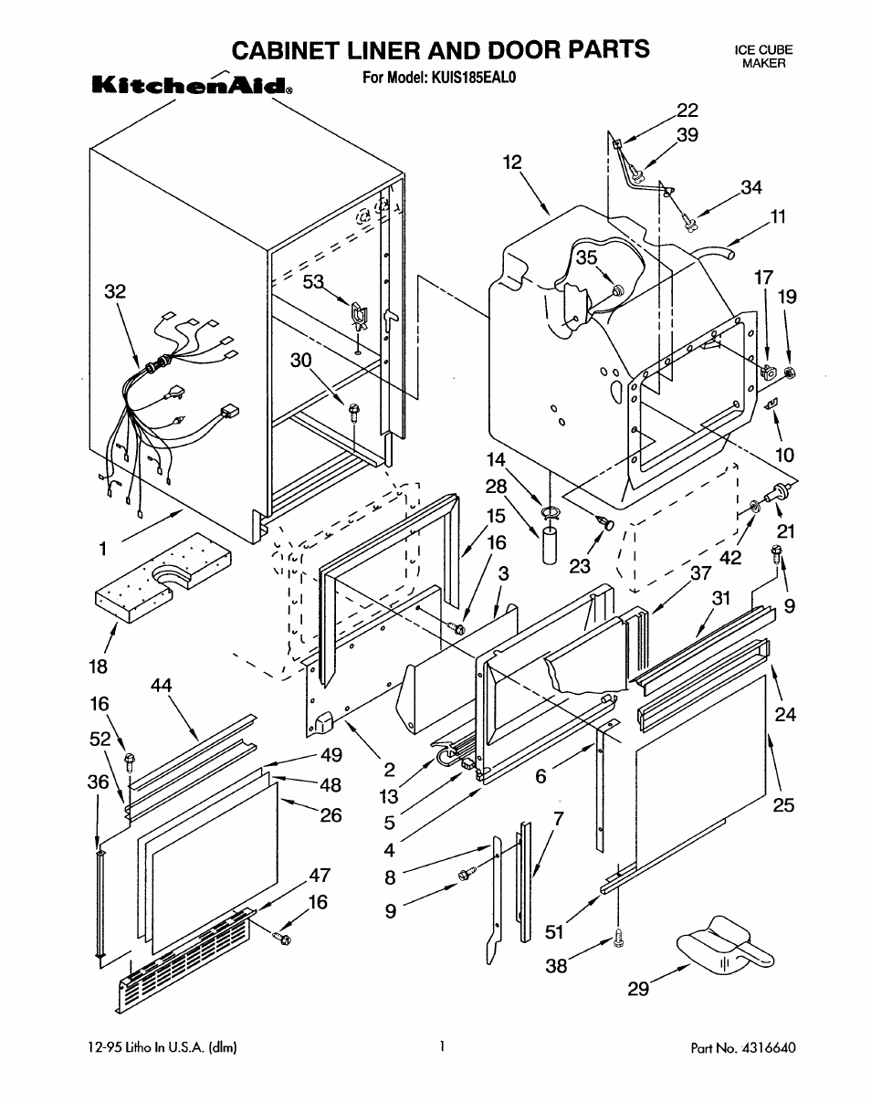 KITCHENAID KUIS185EAL0 User Manual | 11 pages