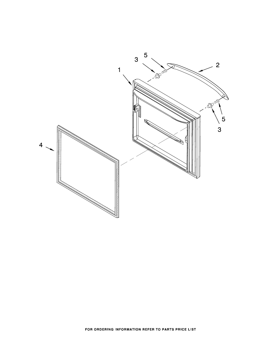 Freezer door, Freezer door parts | KITCHENAID KBLS19KTSS4 User Manual | Page 9 / 15