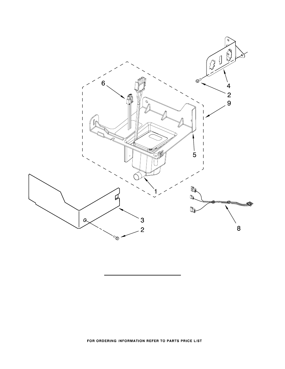 Pump, Pump parts, For models: kuic18pnts2 (stainless steel) | KITCHENAID KUIC18PNTS2 User Manual | Page 5 / 9