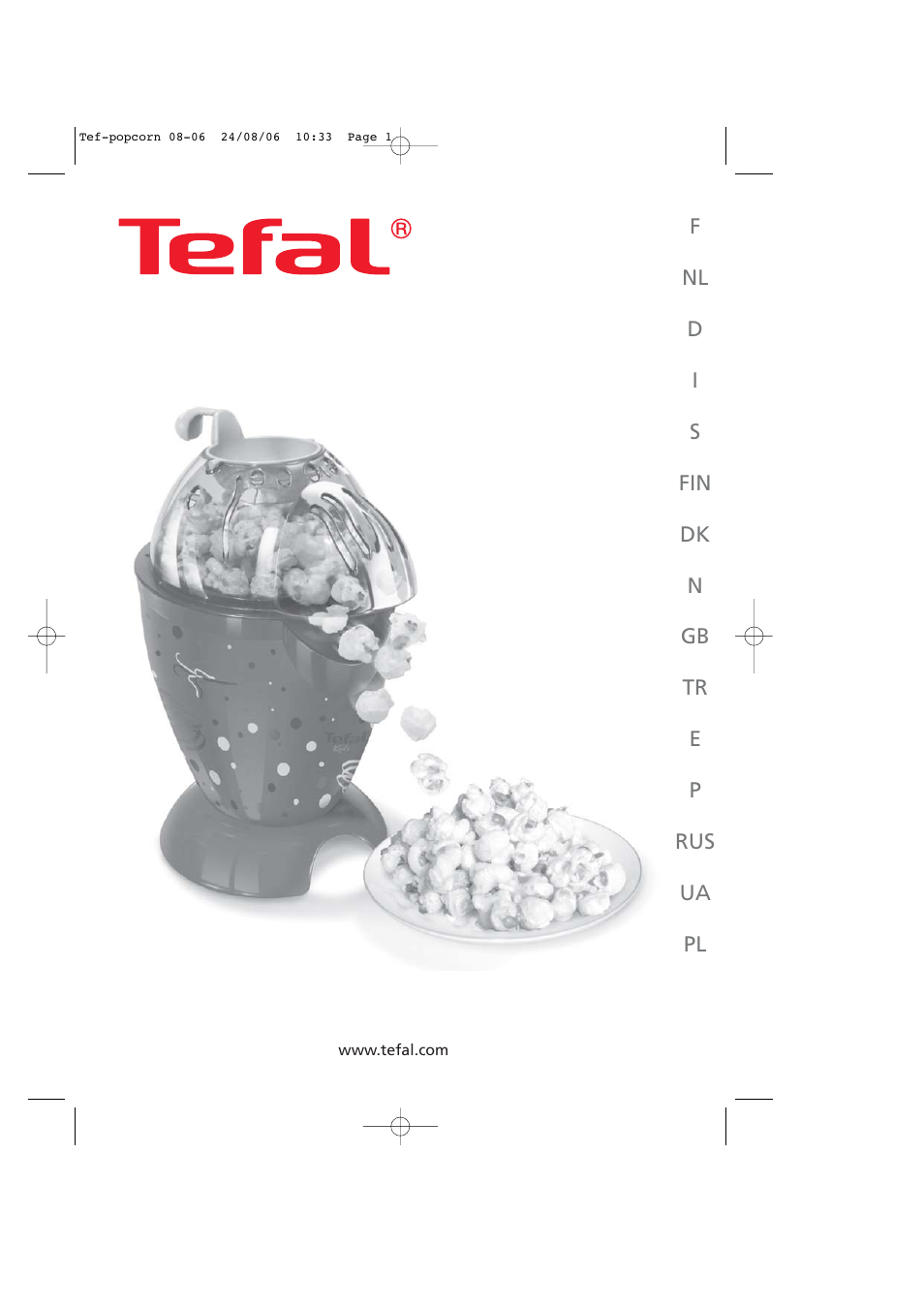 Tefal KD100 User Manual | 36 pages