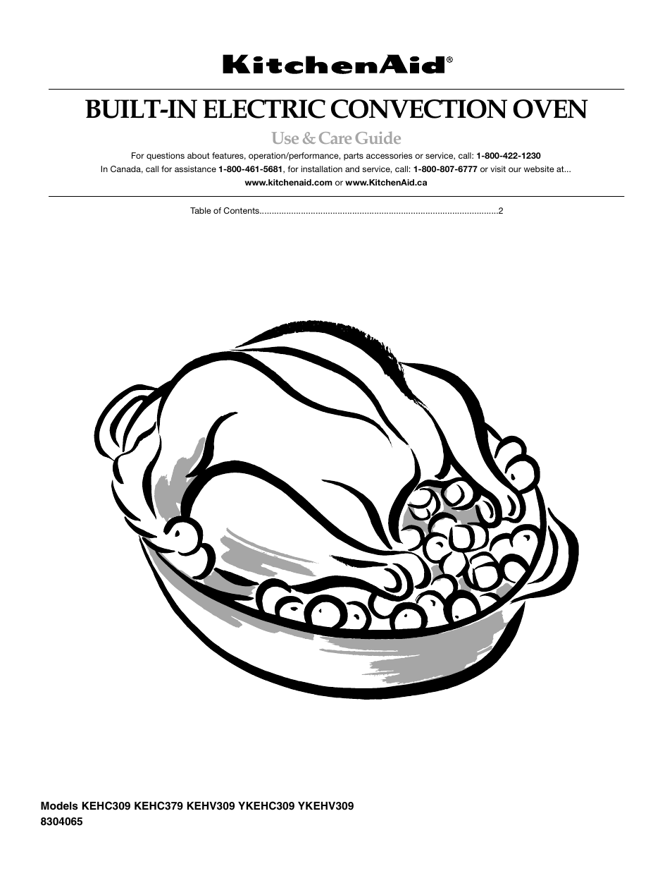 KITCHENAID KEHC309 User Manual | 20 pages