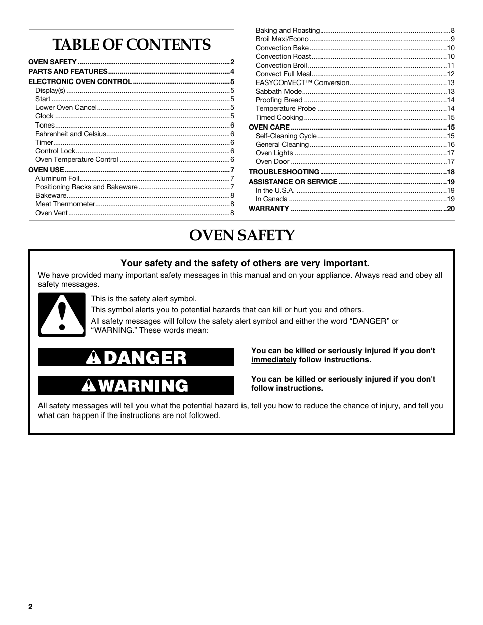 KITCHENAID KEHC309 User Manual | Page 2 / 20