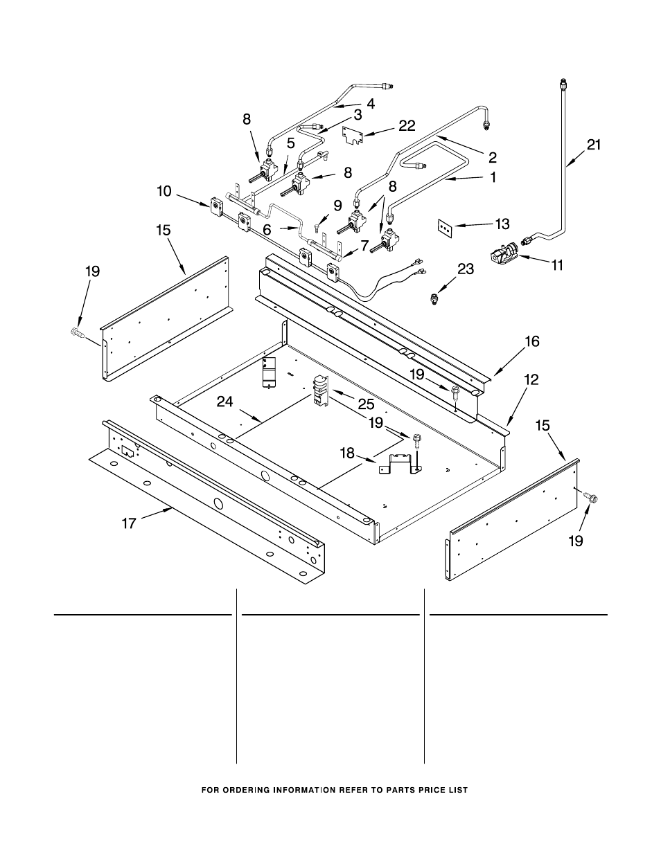 Burner box and manifold, Burner box and manifold parts | KITCHENAID KDRP407HBU09 User Manual | Page 8 / 10