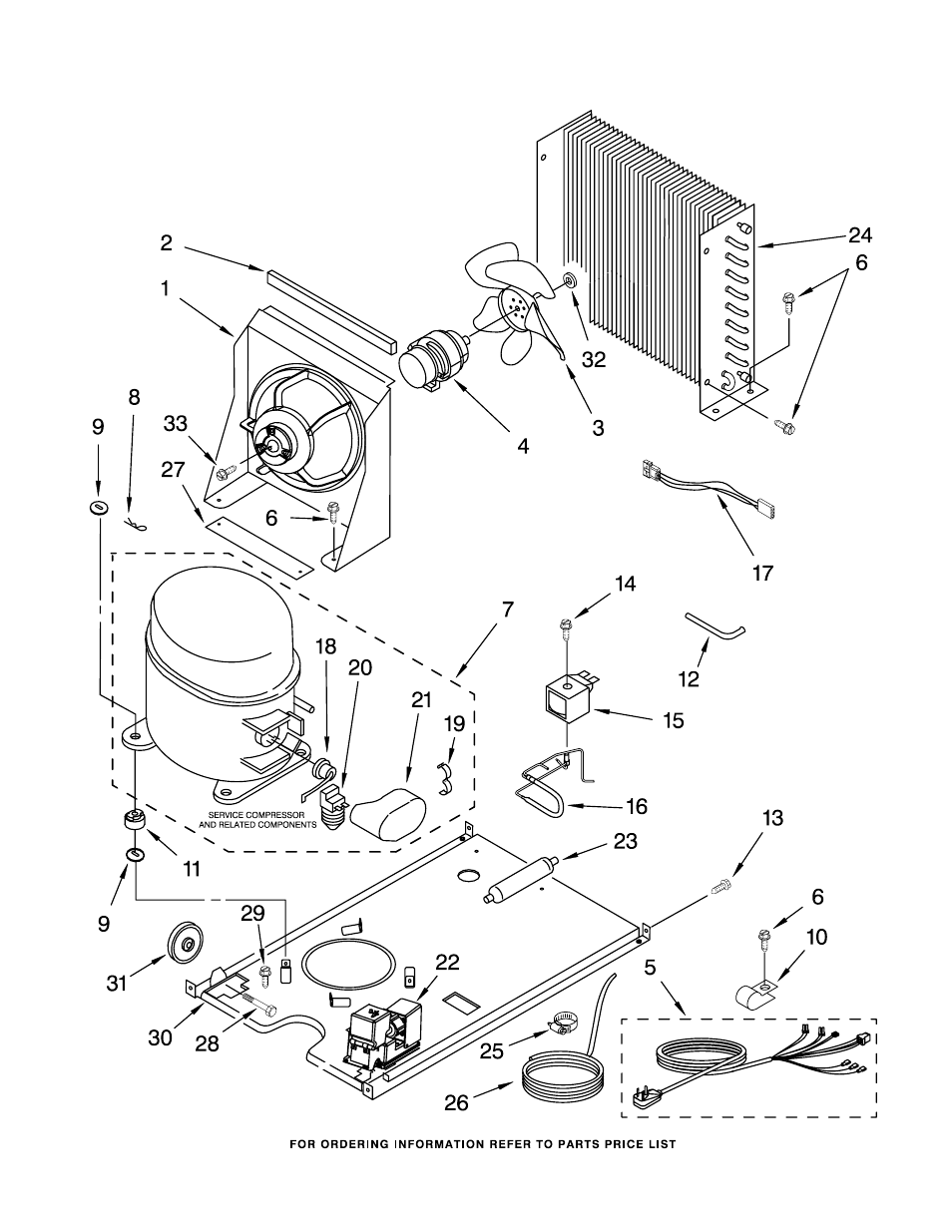 Unit, Unit parts | KITCHENAID KUIS185JPB0 User Manual | Page 7 / 8