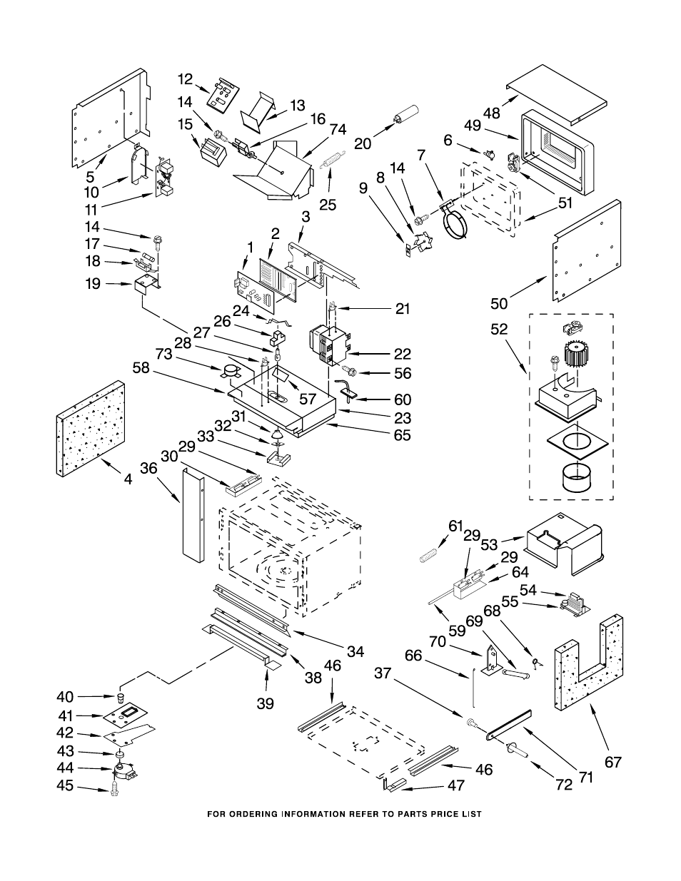 Cabinet and stirrer, Cabinet and stirrer parts | KITCHENAID KBHS179SSS04 User Manual | Page 5 / 8